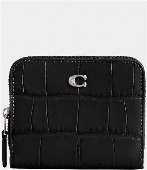 coach croco wallet